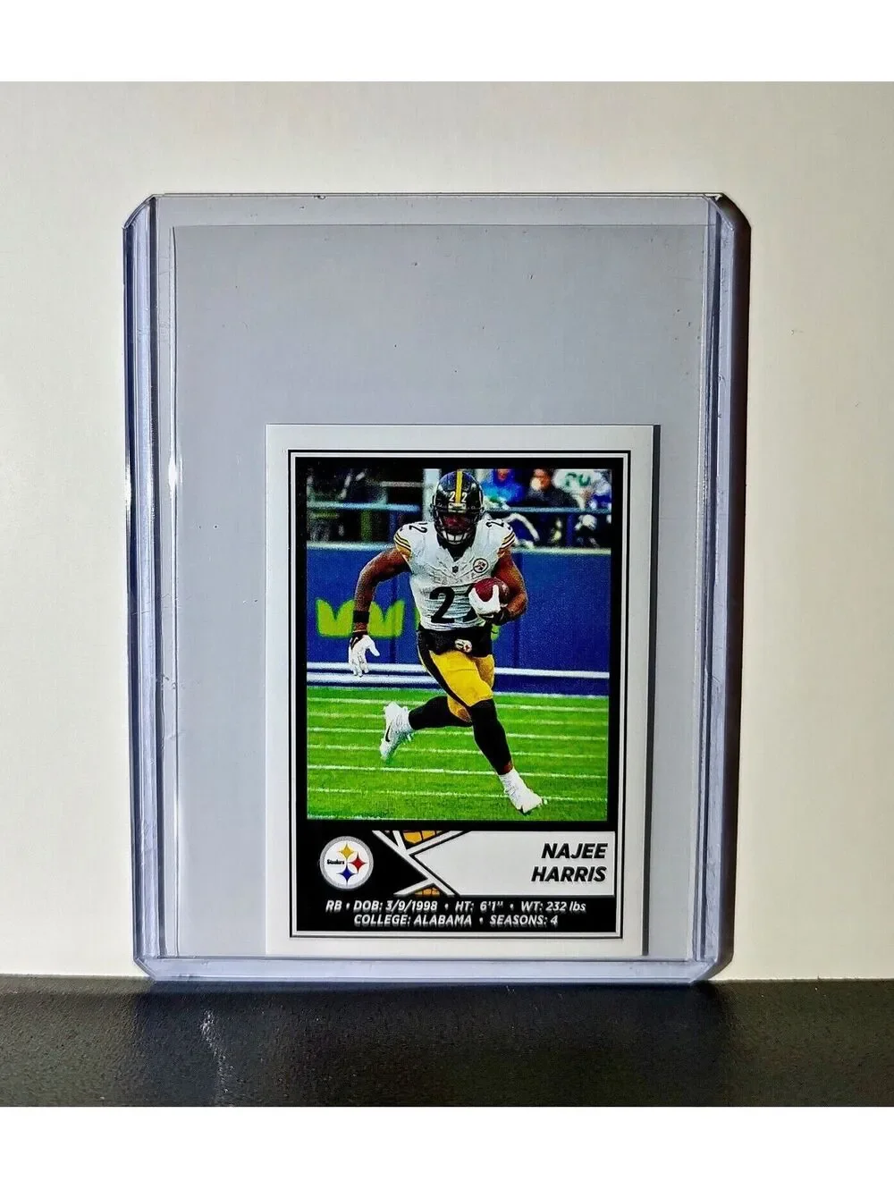Najee Harris 2024 Panini NFL Sticker #156 Pittsburgh Steelers